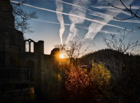 Abendsonne über den Barrhaus