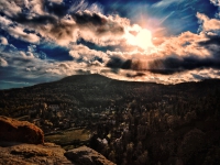 Blick auf den Hochwald